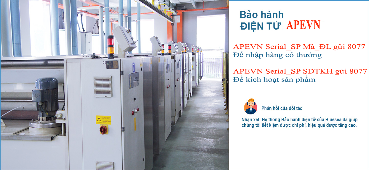 HƯỚNG DẪN BẢO HÀNH ĐIỆN TỬ APEVN