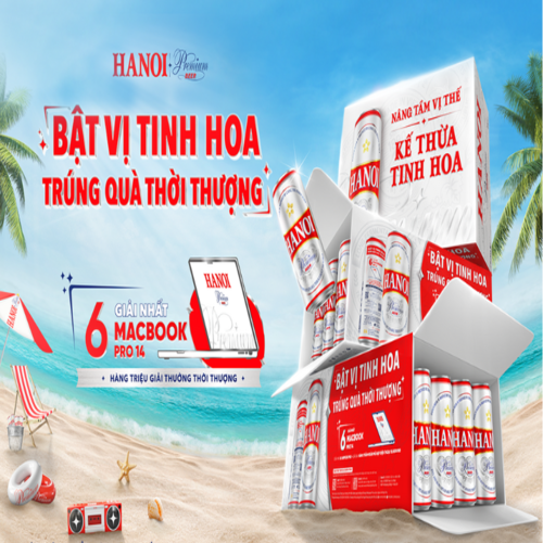 Bật Tung Cái Nóng Mùa Hè 2024 Với Chương Trình “Bật vị tinh hoa – Trúng quà thời thượng” Của Bia Hà Nội Premium 