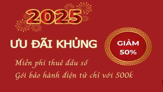 Ưu đãi khủng chào xuân 2025, giảm 50% phí dịch vụ