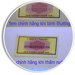 Tem chống hàng giả công nghệ nước