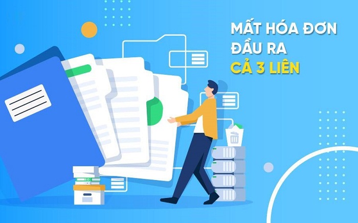 Mất hóa đơn đầu ra cả 3 liên