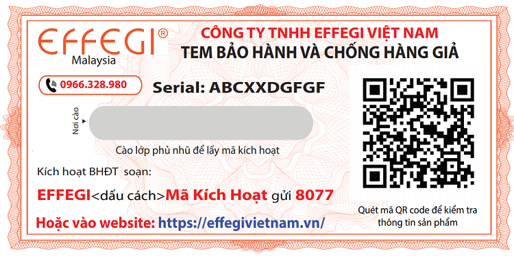 Mẫu tem Bluesea phát hành cho đối tác